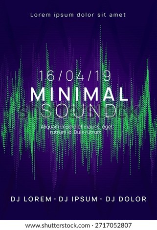 Music Event. Edm Design. Discotheque Festival Graphic. Trance Vector. Violet Techno Magazine. Blue Night Club Poster. Nightclub Radio Invitation. Green Music Event
