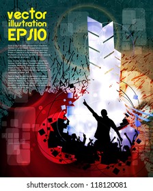 Music event illustration
