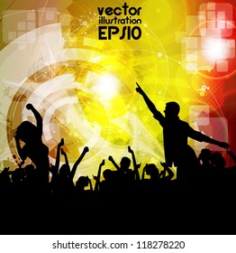 Music event illustration