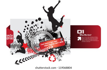 Music event illustration