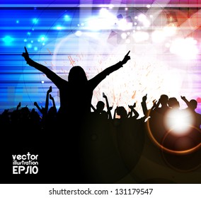 Music event illustration