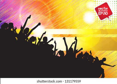Music event illustration