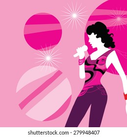 Music event illustration