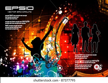 Music event illustration