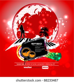 Ilustração de evento musical