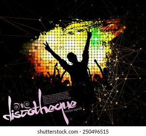 Ilustração de evento musical. Vetor 