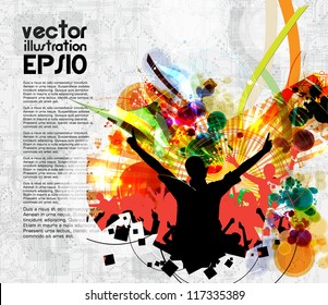 Music event poster.