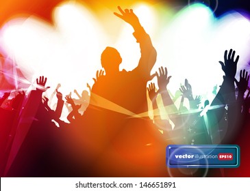 Music event. Vector