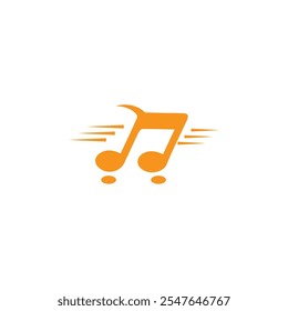 music fast shop logo design combination