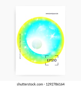 Music fest. Fluid holographic gradient shape and line. Commercial invitation layout for indie show. Electronic sound. Night lifestyle dance holiday. Music fest summer poster and flyer.