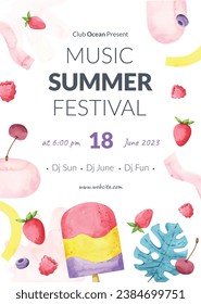 Music festival background. Music fest. Music concert design. Musical event.  musicians, instruments. Vector illustration Template for Poster, Banner, Flyer, Invitation, Card, Social media Post, Cover.