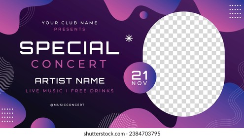 Music festival background. Music fest. Music concert design. Musical event. Musicians, instruments. Vector illustration Template for Poster, Banner, Flyer, Invitation, Card, Social media Post, Cover.