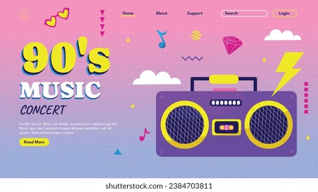 Music festival background. Music fest. Music concert design. Musical event. Musicians, instruments. Vector illustration Template for Poster, Banner, Flyer, Invitation, Card, Social media Post, Cover.