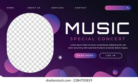 Music festival background. Music fest. Music concert design. Musical event. Musicians, instruments. Vector illustration Template for Poster, Banner, Flyer, Invitation, Card, Social media Post, Cover.