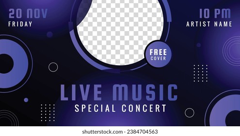 Music festival background. Music fest. Music concert design. Musical event. Musicians, instruments. Vector illustration Template for Poster, Banner, Flyer, Invitation, Card, Social media Post, Cover.