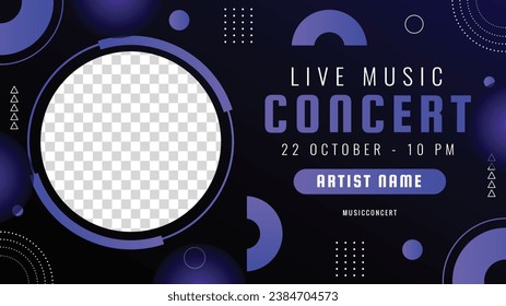 Music festival background. Music fest. Music concert design. Musical event. Musicians, instruments. Vector illustration Template for Poster, Banner, Flyer, Invitation, Card, Social media Post, Cover.