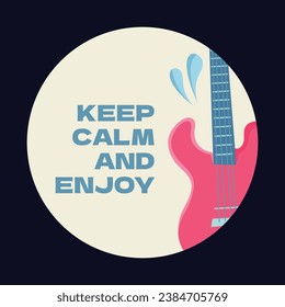 Music festival background. Music fest. Music concert design. Musical event. Musicians, instruments. Vector illustration Template for Label, Sticker, Poster, Invitation, Card, Social media Post.
