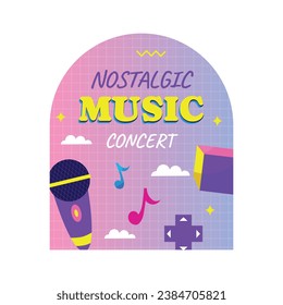 Music festival background. Music fest. Music concert design. Musical event. Musicians, instruments. Vector illustration Template for Label, Sticker, Poster, Invitation, Card, Social media Post.