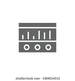 Music festival, electronics, mixer, sound icon. Element of music festival icon. Premium quality graphic design icon. Signs and symbols collection icon