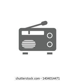 Music festival, radio, antenna, transistor icon. Element of music festival icon. Premium quality graphic design icon. Signs and symbols collection icon