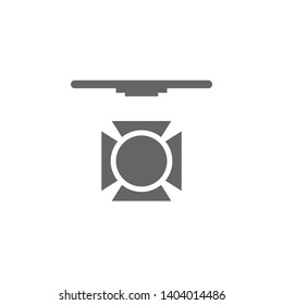 Music festival, spotlight, lamp icon. Element of music festival icon. Premium quality graphic design icon. Signs and symbols collection icon
