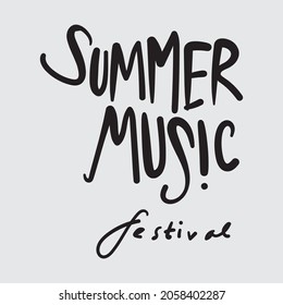 Music festival vector design. this design is perfect for music festivals.