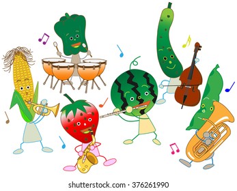 Music Festival of vegetables