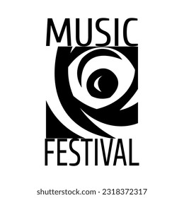 Music festival.Abstract background for a musical event .Vector illustration.