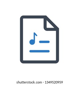 Music file icon