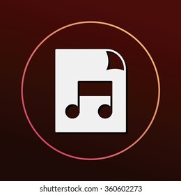 music file icon