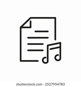 music file icon sign vector