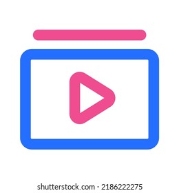 Icono de archivo de música con dos colores de tono