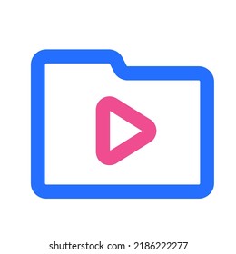 Music File Icon with Two Tone Color