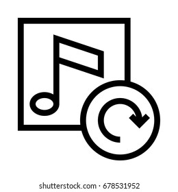 Music File Reload Icon