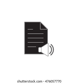 music file vector icon
