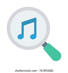 music flat icon