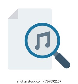 music flat icon