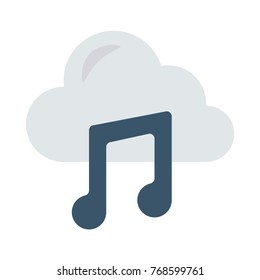 music flat icon