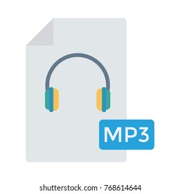 music flat icon