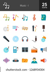 Music Flat Icons