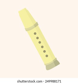 music flute theme elements vector,eps