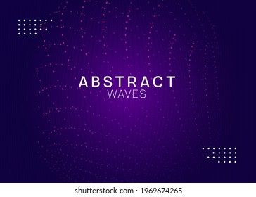 Music flyer. Dynamic fluid shape and line. Cool show cover design. Neon music flyer. Electro dance dj. Electronic sound fest. Techno trance party. Club event poster. 