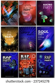 Music Flyer Template - Vector Illustration, Graphic Design, Editable For Your Design 