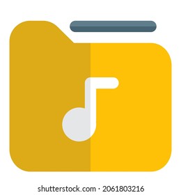 Music folder for collection of songs from different artists