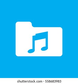 music folder icon illustration isolated vector sign symbol