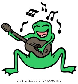 Music frog