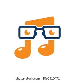 Music Geek Logo Icon Design