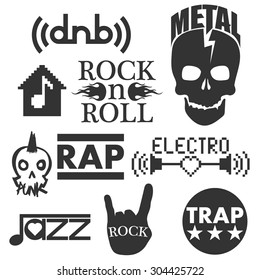 Music genres. Concept elements