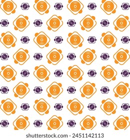 Music glorious trendy multicolor repeating pattern vector illustration background design