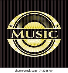 Music golden badge